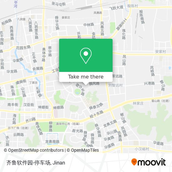 齐鲁软件园-停车场 map