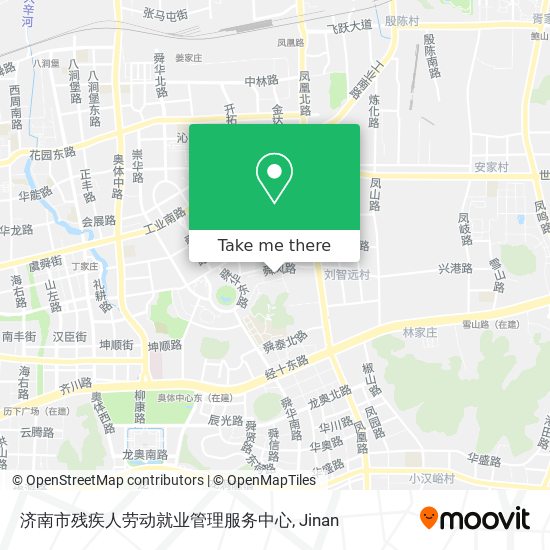 济南市残疾人劳动就业管理服务中心 map
