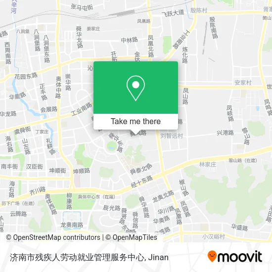 济南市残疾人劳动就业管理服务中心 map