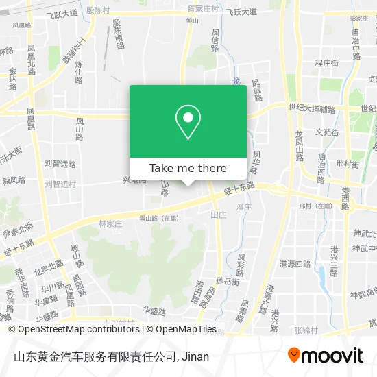 山东黄金汽车服务有限责任公司 map