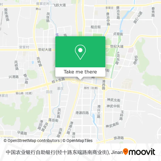 中国农业银行自助银行(经十路东端路南商业街) map