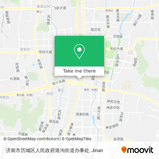 济南市历城区人民政府港沟街道办事处 map