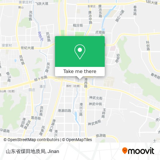 山东省煤田地质局 map
