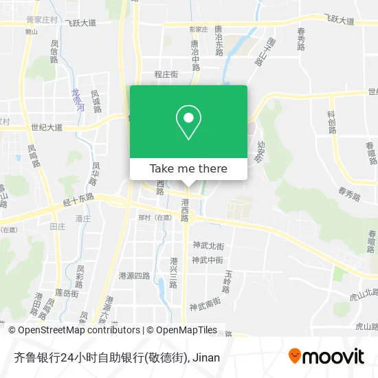 齐鲁银行24小时自助银行(敬德街) map