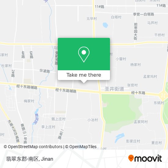 翡翠东郡-南区 map