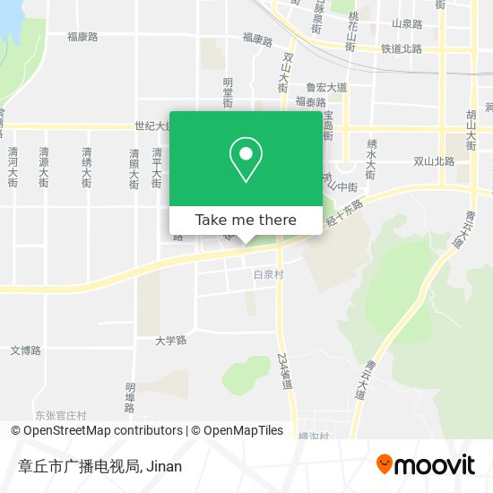 章丘市广播电视局 map