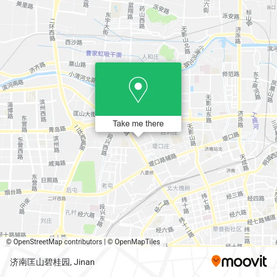 济南匡山碧桂园 map