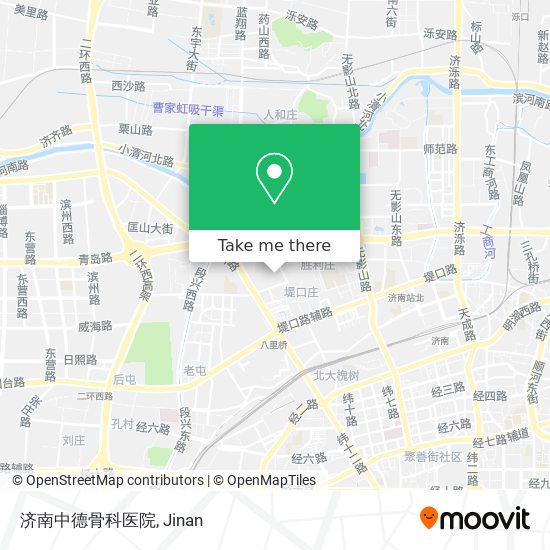 济南中德骨科医院 map