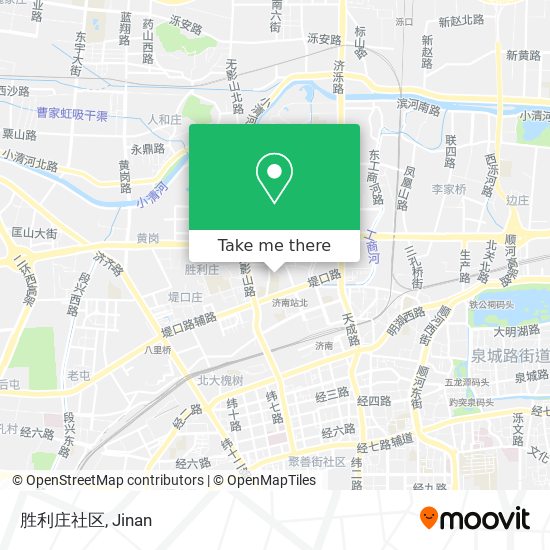 胜利庄社区 map