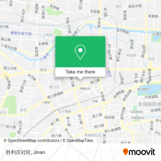 胜利庄社区 map