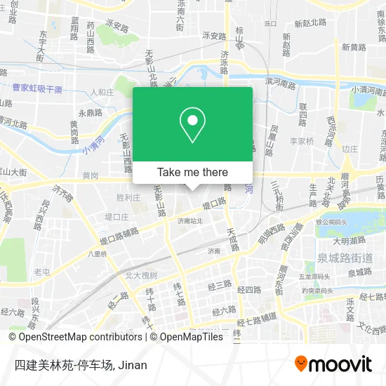 四建美林苑-停车场 map