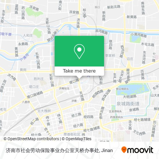 济南市社会劳动保险事业办公室天桥办事处 map