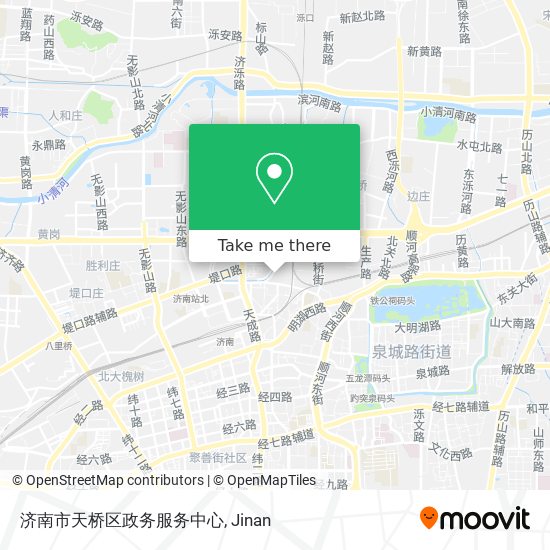 济南市天桥区政务服务中心 map
