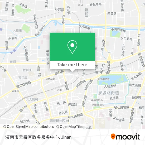 济南市天桥区政务服务中心 map