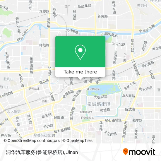 润华汽车服务(鲁能康桥店) map