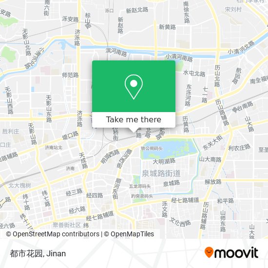都市花园 map