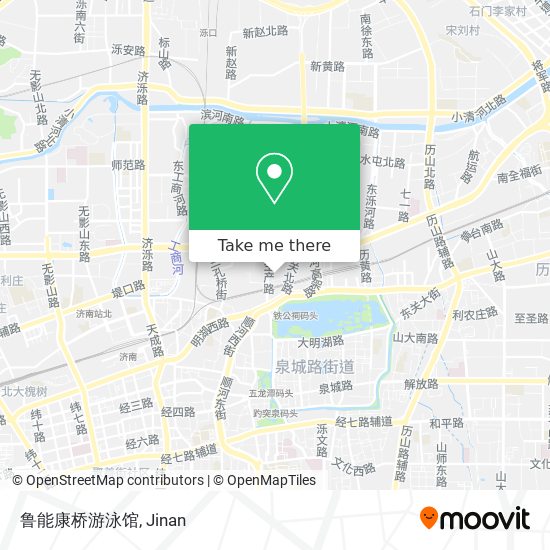鲁能康桥游泳馆 map