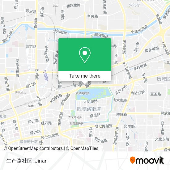 生产路社区 map
