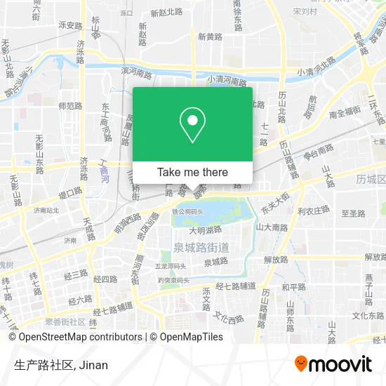 生产路社区 map