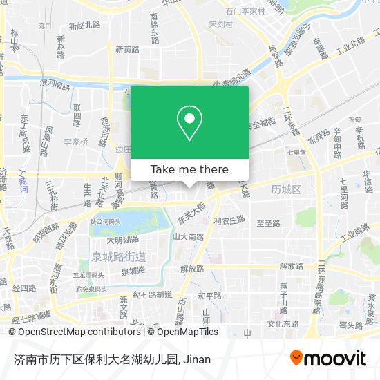 济南市历下区保利大名湖幼儿园 map