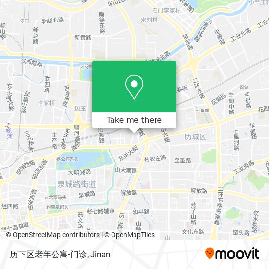 历下区老年公寓-门诊 map