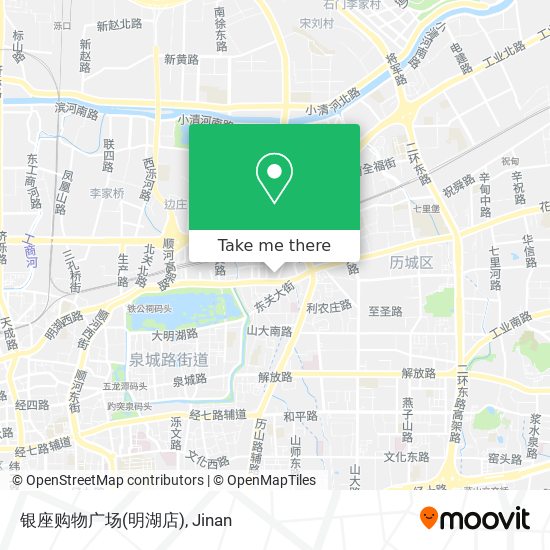 银座购物广场(明湖店) map