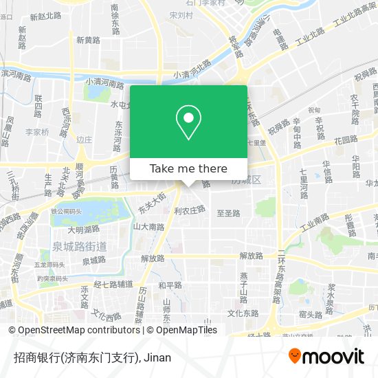 招商银行(济南东门支行) map