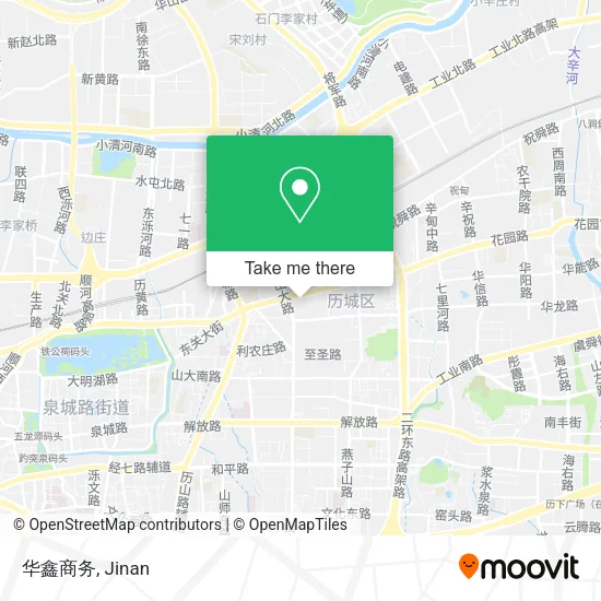 华鑫商务 map