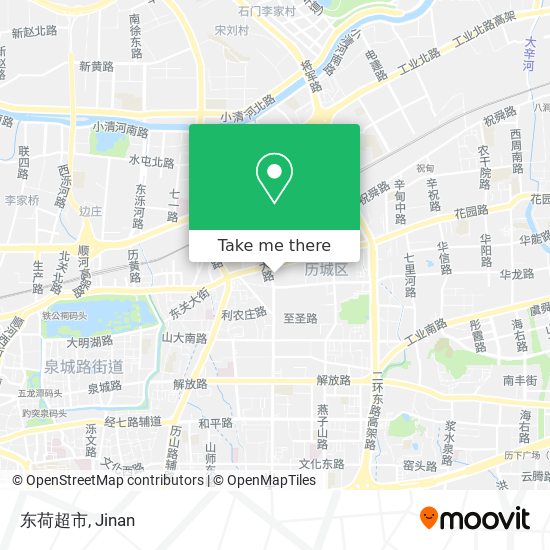 东荷超市 map