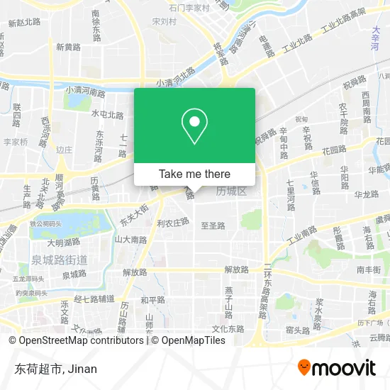 东荷超市 map