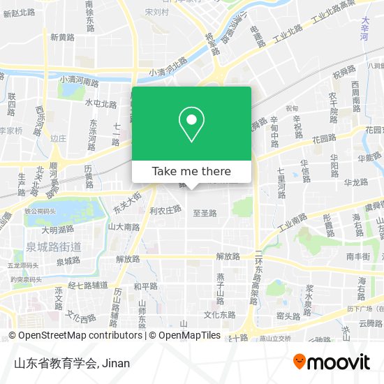 山东省教育学会 map