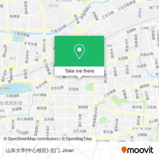 山东大学(中心校区)-北门 map