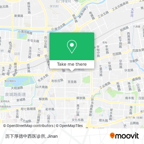 历下厚德中西医诊所 map