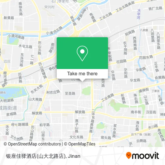 银座佳驿酒店(山大北路店) map