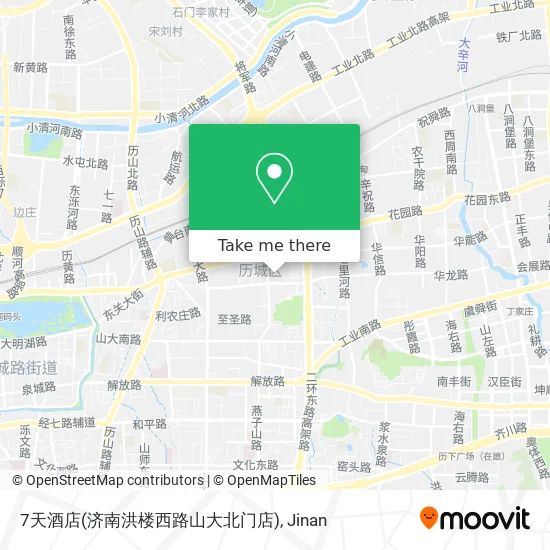 7天酒店(济南洪楼西路山大北门店) map
