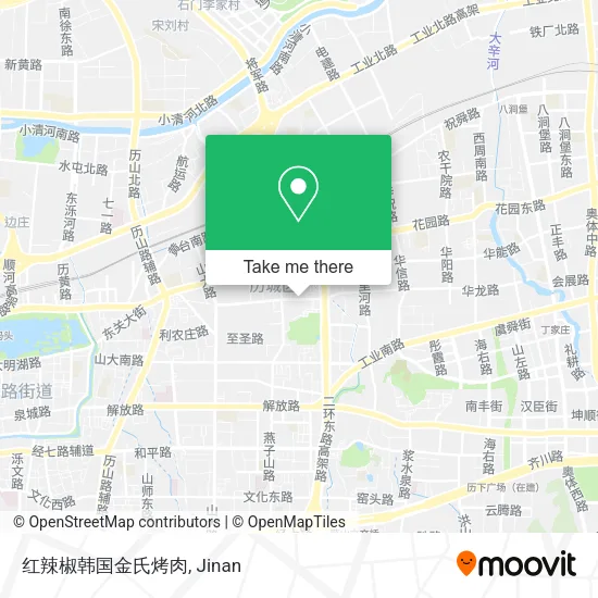 红辣椒韩国金氏烤肉 map