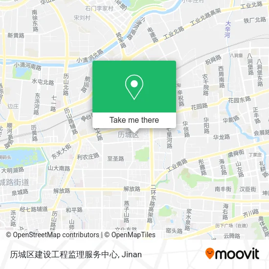 历城区建设工程监理服务中心 map