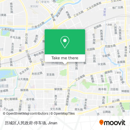 历城区人民政府-停车场 map