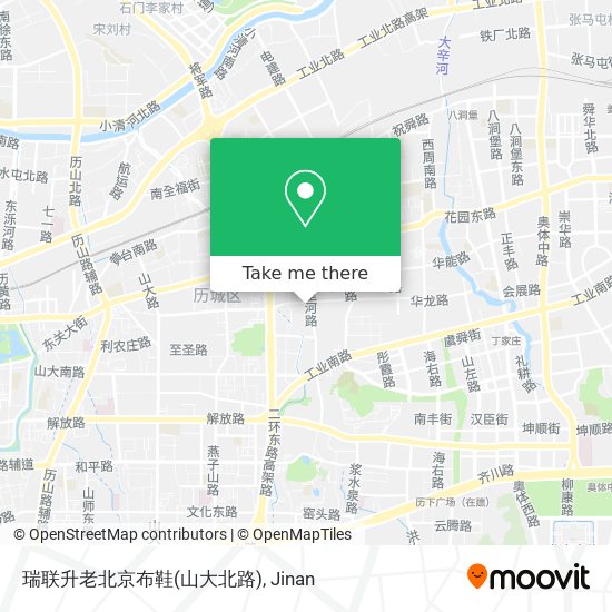 瑞联升老北京布鞋(山大北路) map