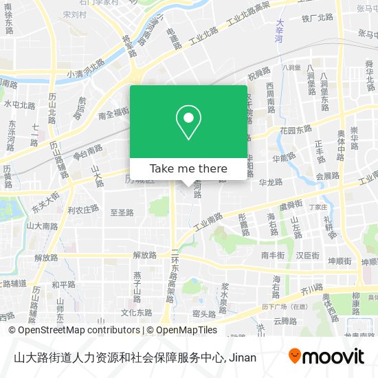 山大路街道人力资源和社会保障服务中心 map