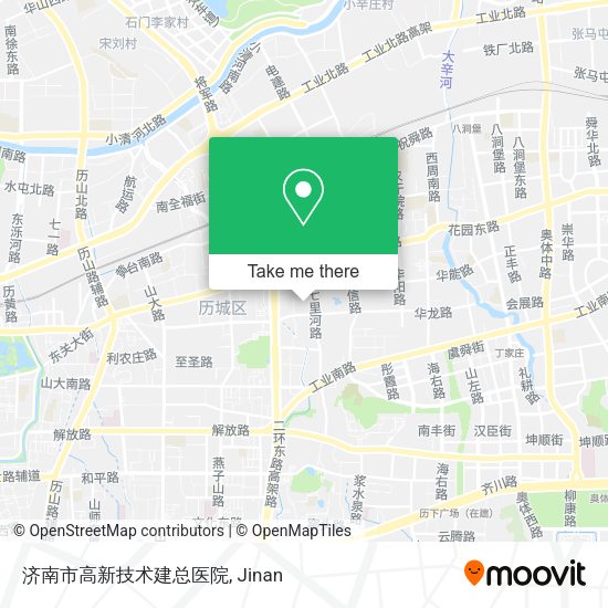 济南市高新技术建总医院 map