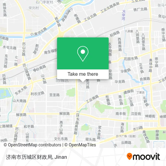 济南市历城区财政局 map