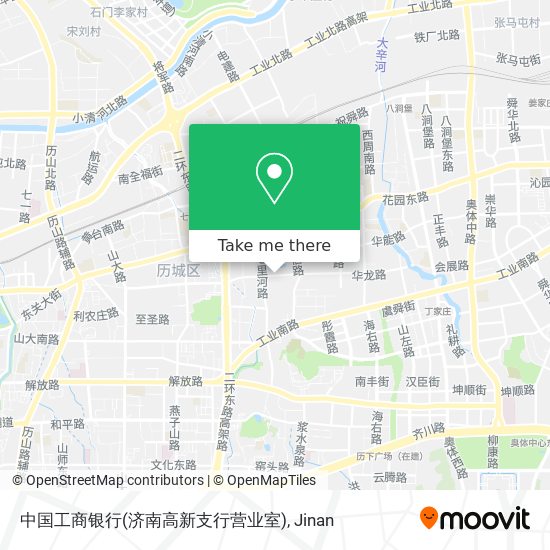 中国工商银行(济南高新支行营业室) map