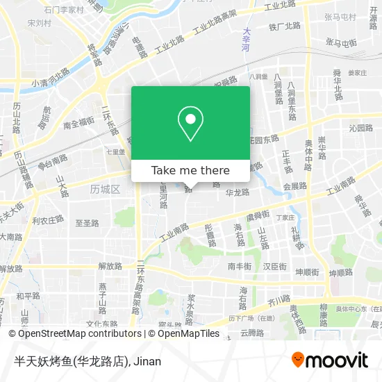 半天妖烤鱼(华龙路店) map