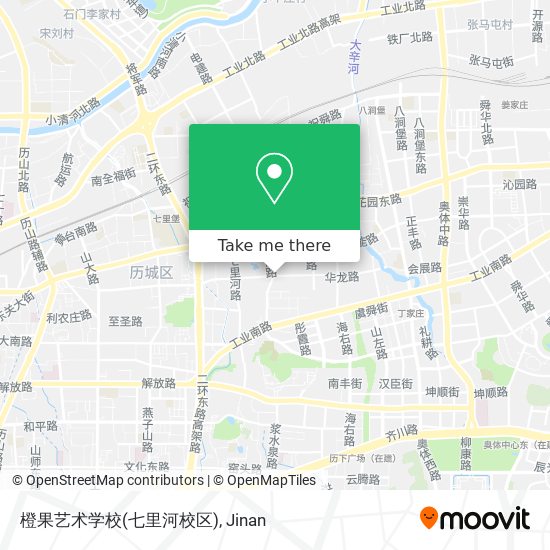 橙果艺术学校(七里河校区) map