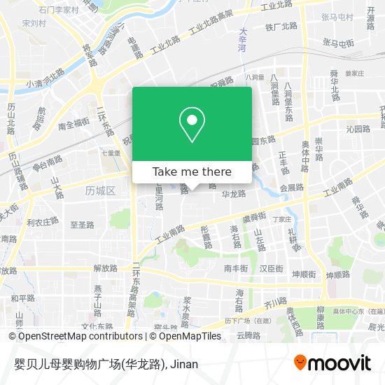 婴贝儿母婴购物广场(华龙路) map