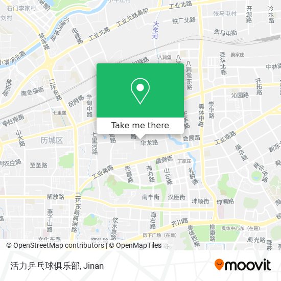 活力乒乓球俱乐部 map