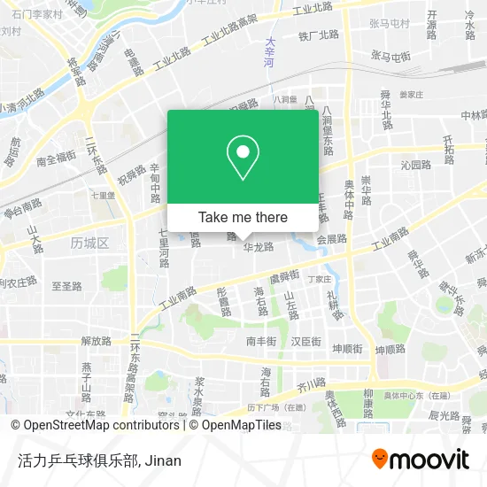 活力乒乓球俱乐部 map