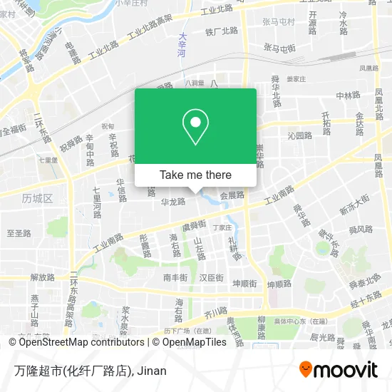 万隆超市(化纤厂路店) map