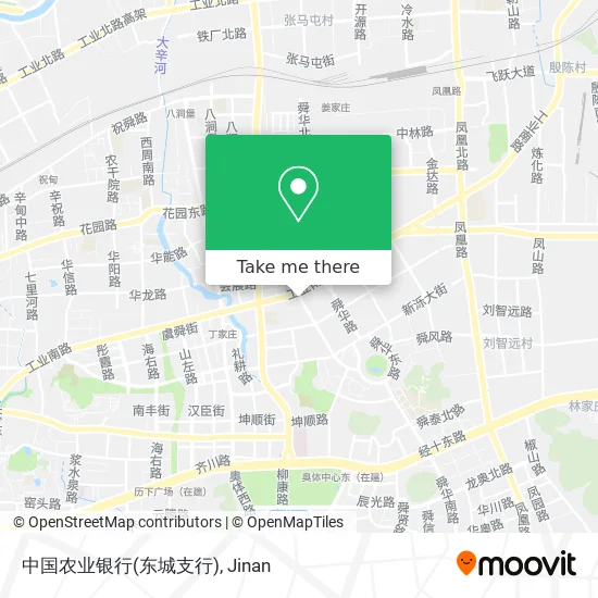 中国农业银行(东城支行) map